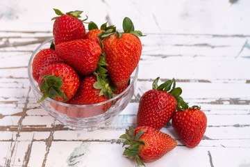 Strawberries in a bowl