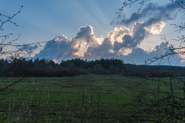 Landschaft im Frühling
