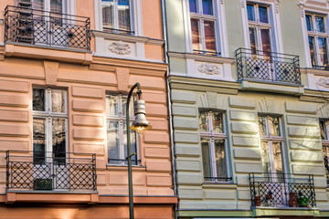 Naklejka premium Berlin, Sanierte Altbauten