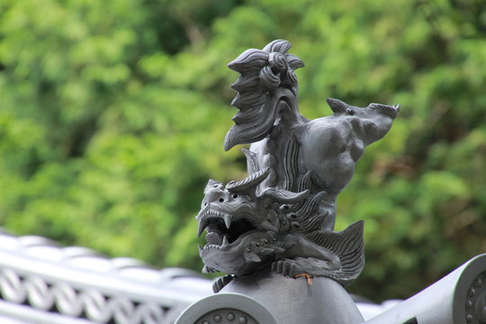 四国霊場第43番札所「明石寺」飾り瓦vv