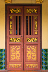 Chinese wooden door style