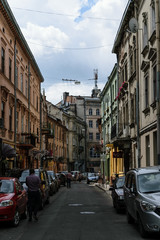 Obraz premium Lviv's Historical Street