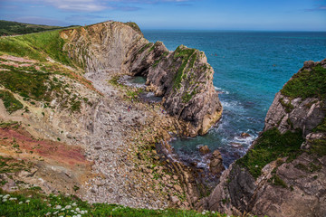 Stair Hole, near Lulworth in Dorset, England