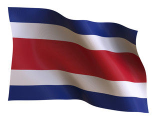 Obraz premium Bandiera Costa Rica
