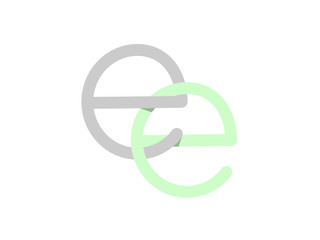 EE Initial Logo for your startup venture
