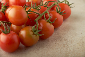 tomatoes vegetables fresh ripe organic Reds on a branch green harvest vegetarianism