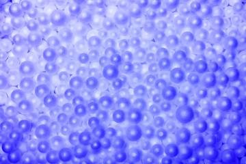 Background of purple foam balls