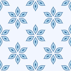 Fototapeta premium Abstract floral seamless pattern.