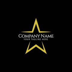 Obraz premium Star Logo Vector Template Design Illustration