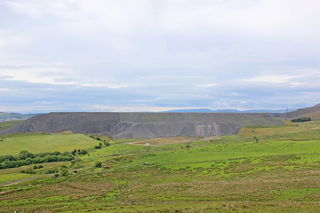 Fototapeta na wymiar Coal mine near Fochriw, Wales