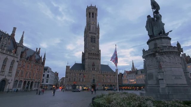 The Belfry of Bruges and the Provinciaal Hof