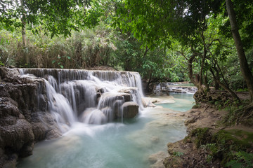 Obraz premium Tat Kuang Si(Kouangxi) Water Fall