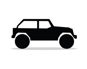 car silhouette design illustration, silhouette style design, designed for icon and animation