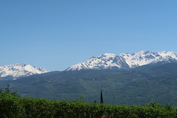Fototapeta na wymiar View on the Alps