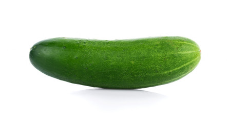Cucumber isolated on the white background