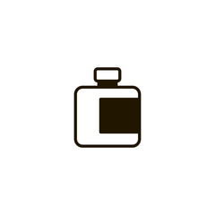 bottle of perfume icon. sign design