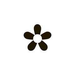 flower icon. sign design