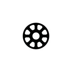 film spool icon. sign design