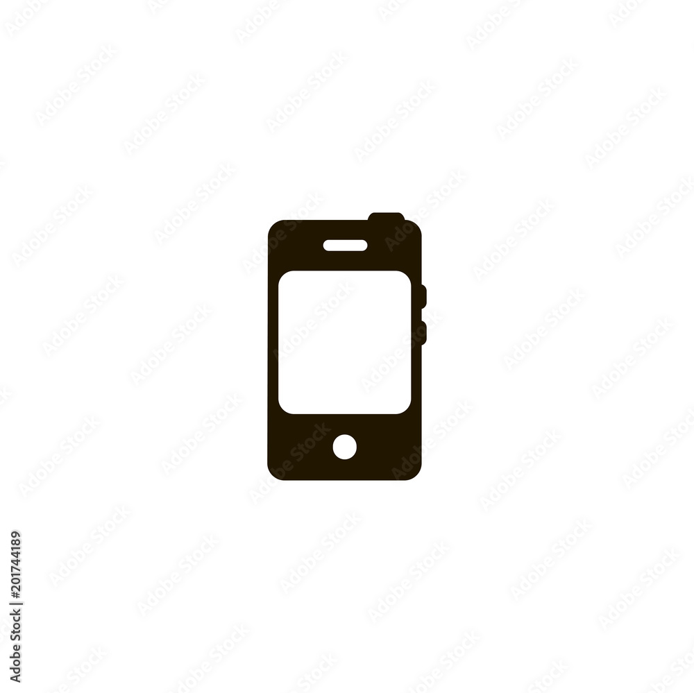 Sticker smartphone icon. sign design