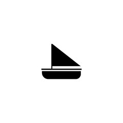 sailing boat icon. sign design