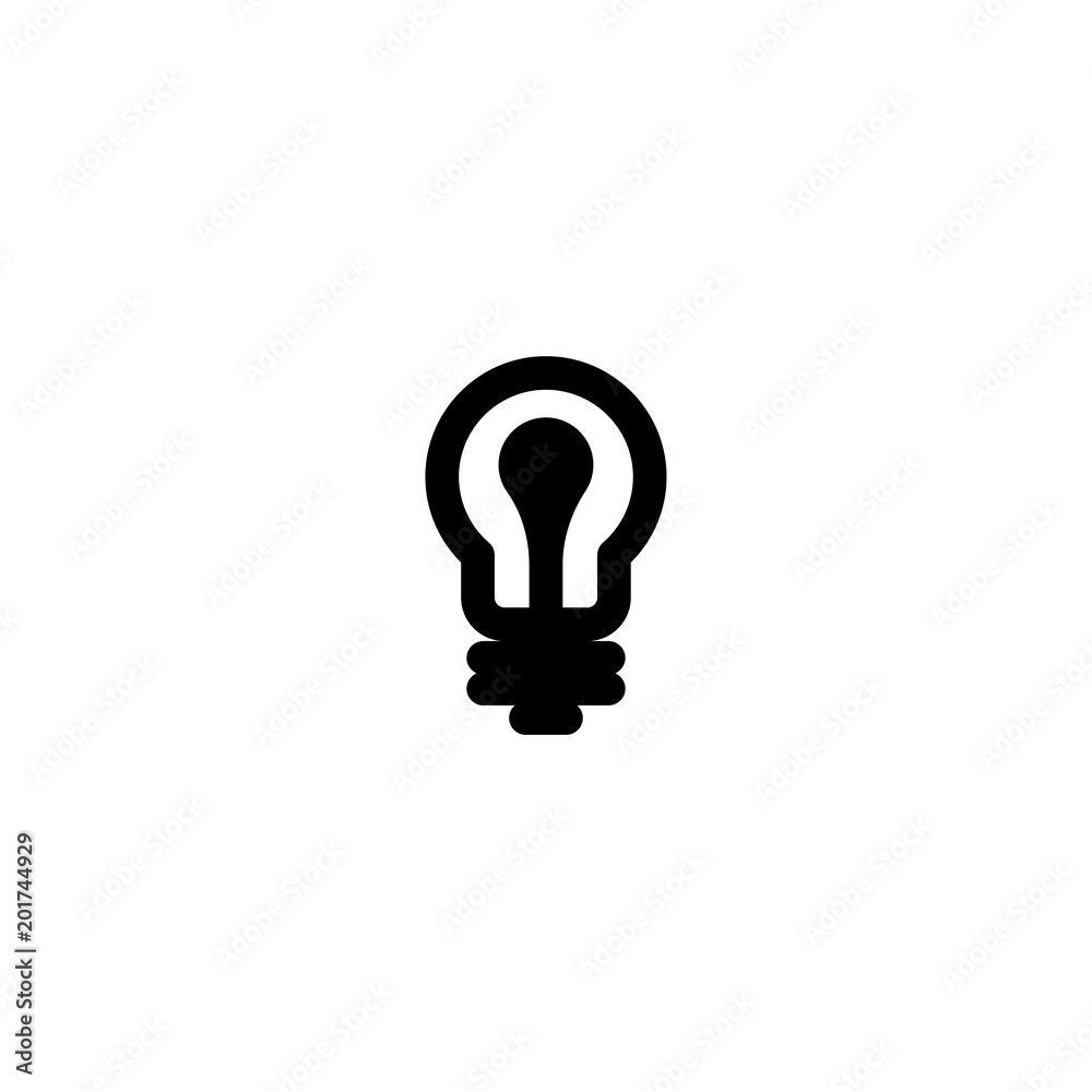 Canvas Prints light bulb icon. sign design