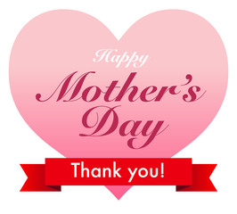  母の日　ハート