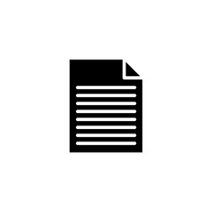 document icon. sign design