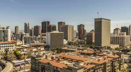 Obraz premium Downtown San Diego in springtime, California, USA. 
