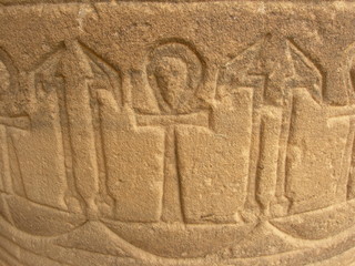Hieroglify egipskie, symbol Anch, krzyż egipski - obrazy, fototapety, plakaty