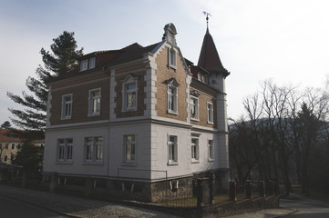 The artistic architectural house