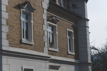 The artistic architectural house