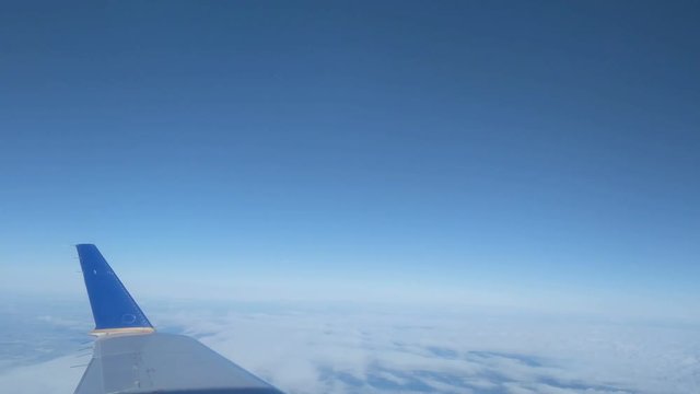 Aerial Shot Airliner Embraer Climbing Over Winter Terrain