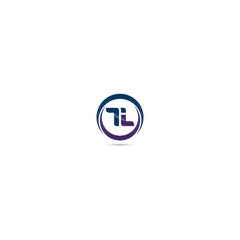 Letter TL logo icon design template elements