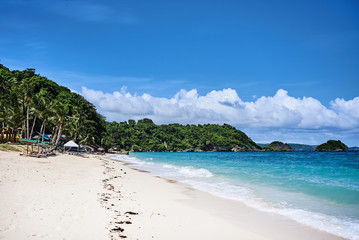 Ilig Iligan idyllic beach in Boracay, Philippines