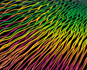 abstract color lines