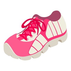 Boot icon. Isometric illustration of boot vector icon for web