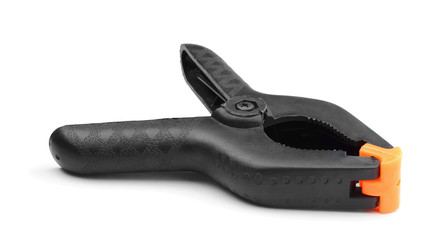 Obraz premium Plastic clamp, isolated