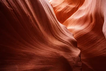 Papier Peint photo Canyon Real images of the lower Antelope canyon in Arizona, USA