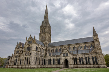 Fototapeta na wymiar Salisbury Cathedral