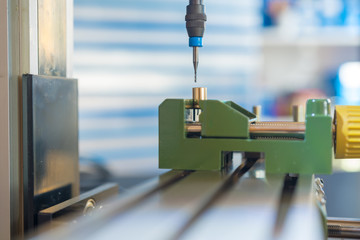 Processing of the plastic workpiece on CNC milling machine