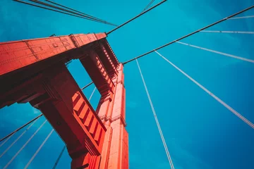 Rolgordijnen Golden Gate Bridge, San Francisco, VS © JFL Photography