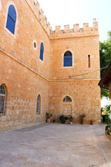 Fototapeta na wymiar Beit Jimal (or Beit Jamal) Catholic monastery near Beit Shemesh, Israel