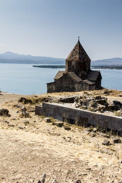 Sevanavank is a monastic complex located on the northwest coast of Lake Sevan in the Gegharkunik Province of Armenia, not far from the town of Sevan