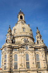 Fototapeta na wymiar Dresden Frauenkirche, Church of Our Lady in Dresden, Germany