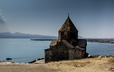 Sevanavank is a monastic complex located on the northwest coast of Lake Sevan in the Gegharkunik Province of Armenia, not far from the town of Sevan