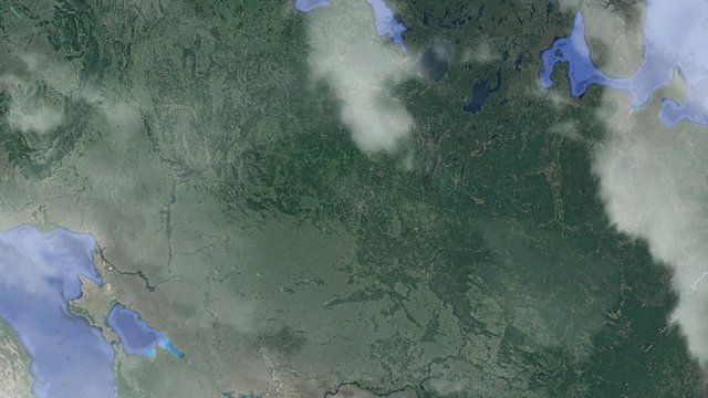 Земля zoom - Москва