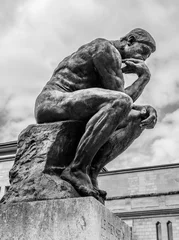 Der Denker (Le Penseur) - Bronzeskulptur von Auguste Rodin, Paris. Frankreich © Ekaterina Belova
