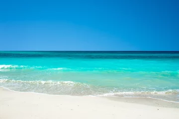 Crédence de cuisine en verre imprimé Plage tropicale Landscape of sandy beach in Saadiyat island