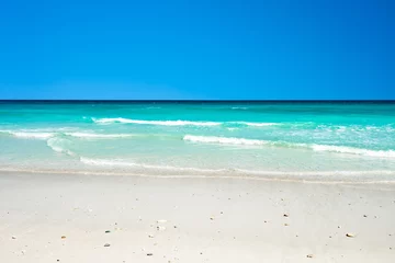 Crédence de cuisine en verre imprimé Plage tropicale Landscape of sandy beach in Saadiyat island