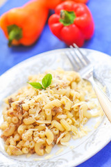 Pasta with cheese